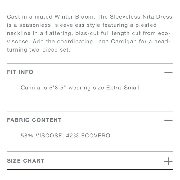 Favorite Daughter The Sleeveless Nita Dress Winter Bloom - Picture 10 of 10